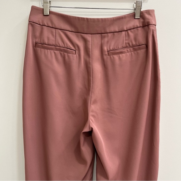 BDG dusty rose salmon mauve straight leg crop trouser pants size 6 - Picture 3 of 9